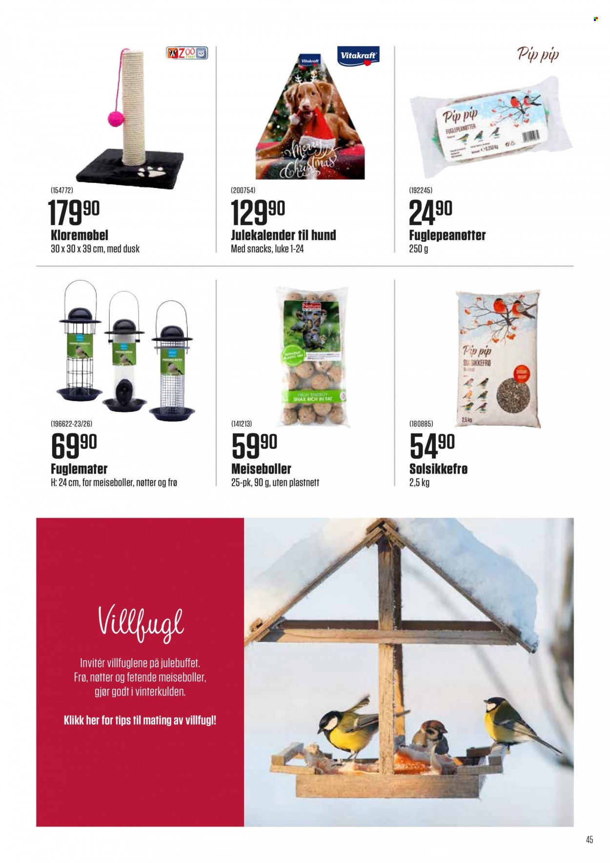 thumbnail - Kundeavis Europris - Produkter fra tilbudsaviser - adventskalender. Side 45.