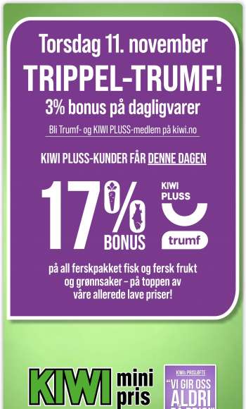 Kundeavis KIWI - 08.11.2021 - 14.11.2021.