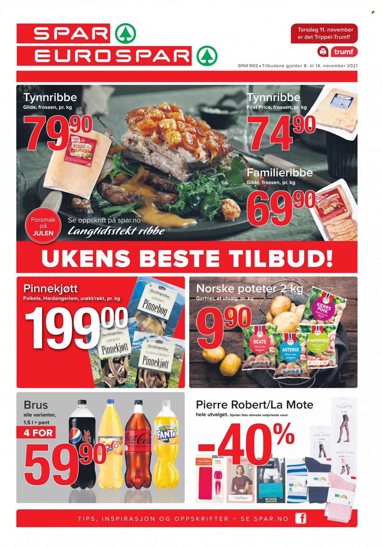 Kundeavis SPAR - 8.11.2021 - 14.11.2021. Side 1