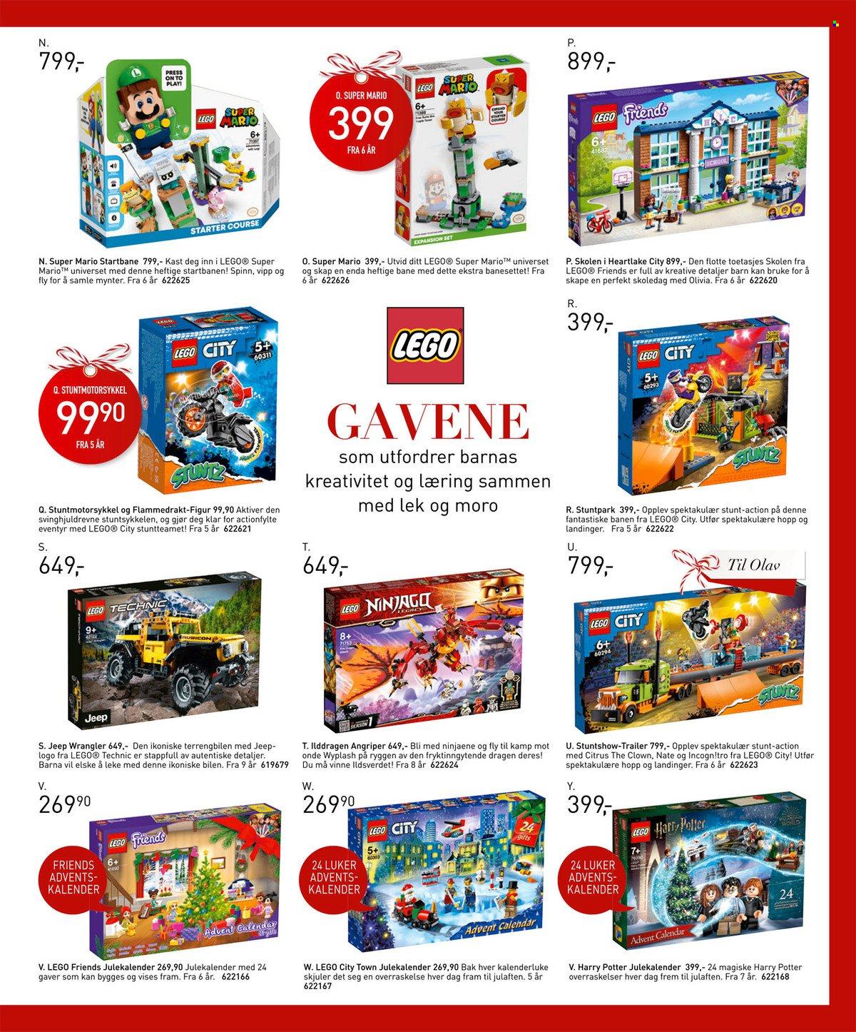 thumbnail - Kundeavis Sparkjøp - 4.11.2021 - 23.12.2021 - Produkter fra tilbudsaviser - adventskalender, kalender, figur, LEGO, LEGO City, LEGO Friends, LEGO Ninjago, LEGO Technic. Side 69.