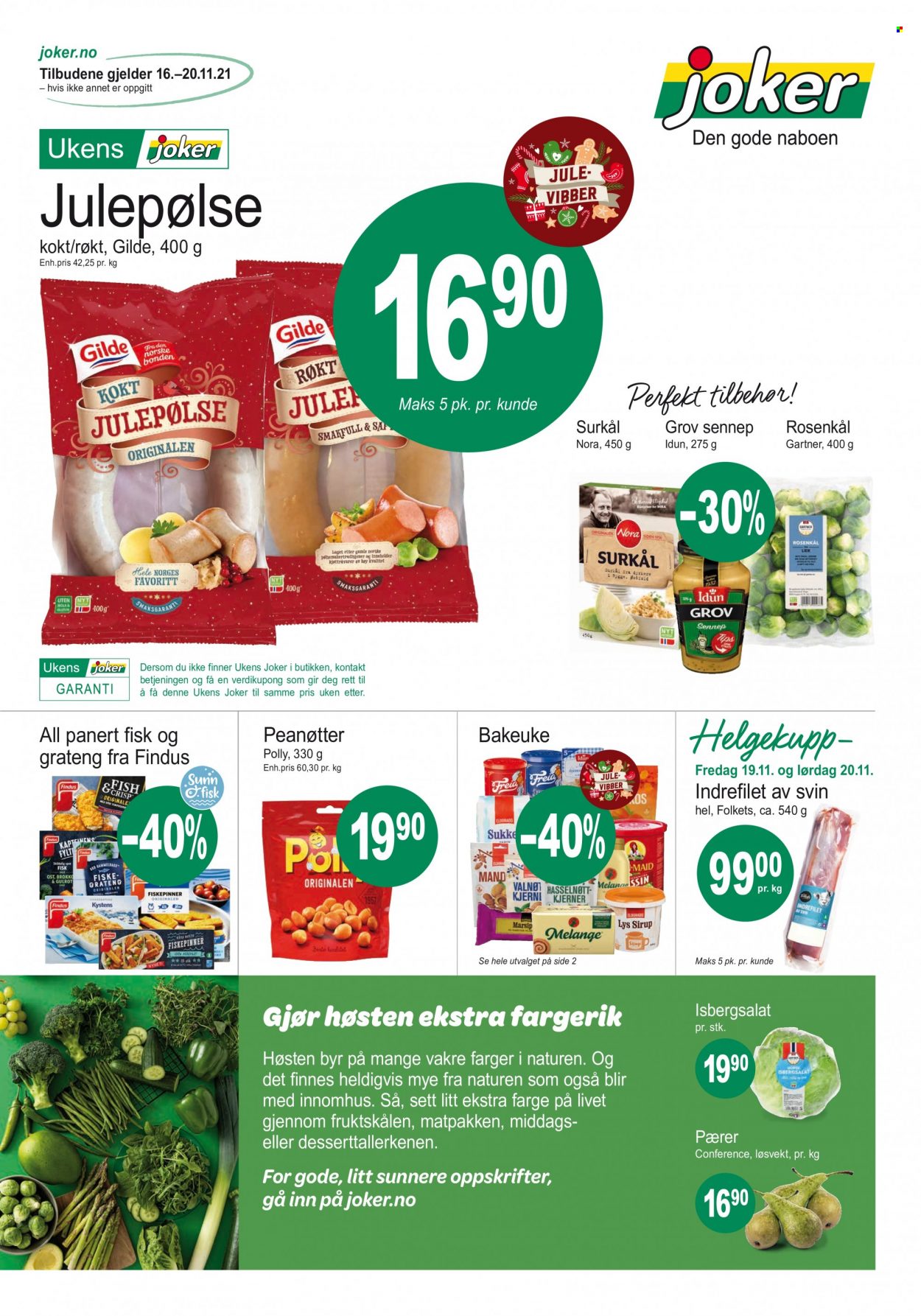 Kundeavis Joker - 16.11.2021 - 20.11.2021. Side 1
