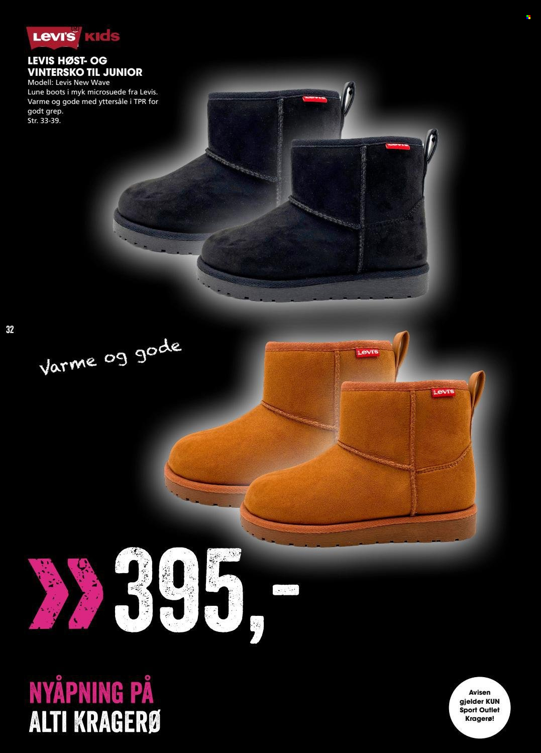 thumbnail - Kundeavis Sport Outlet - 19.11.2021 - 27.11.2021 - Produkter fra tilbudsaviser - boots, vintersko. Side 32.