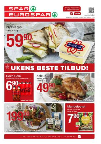 Kundeavis SPAR - 29.11.2021 - 05.12.2021.