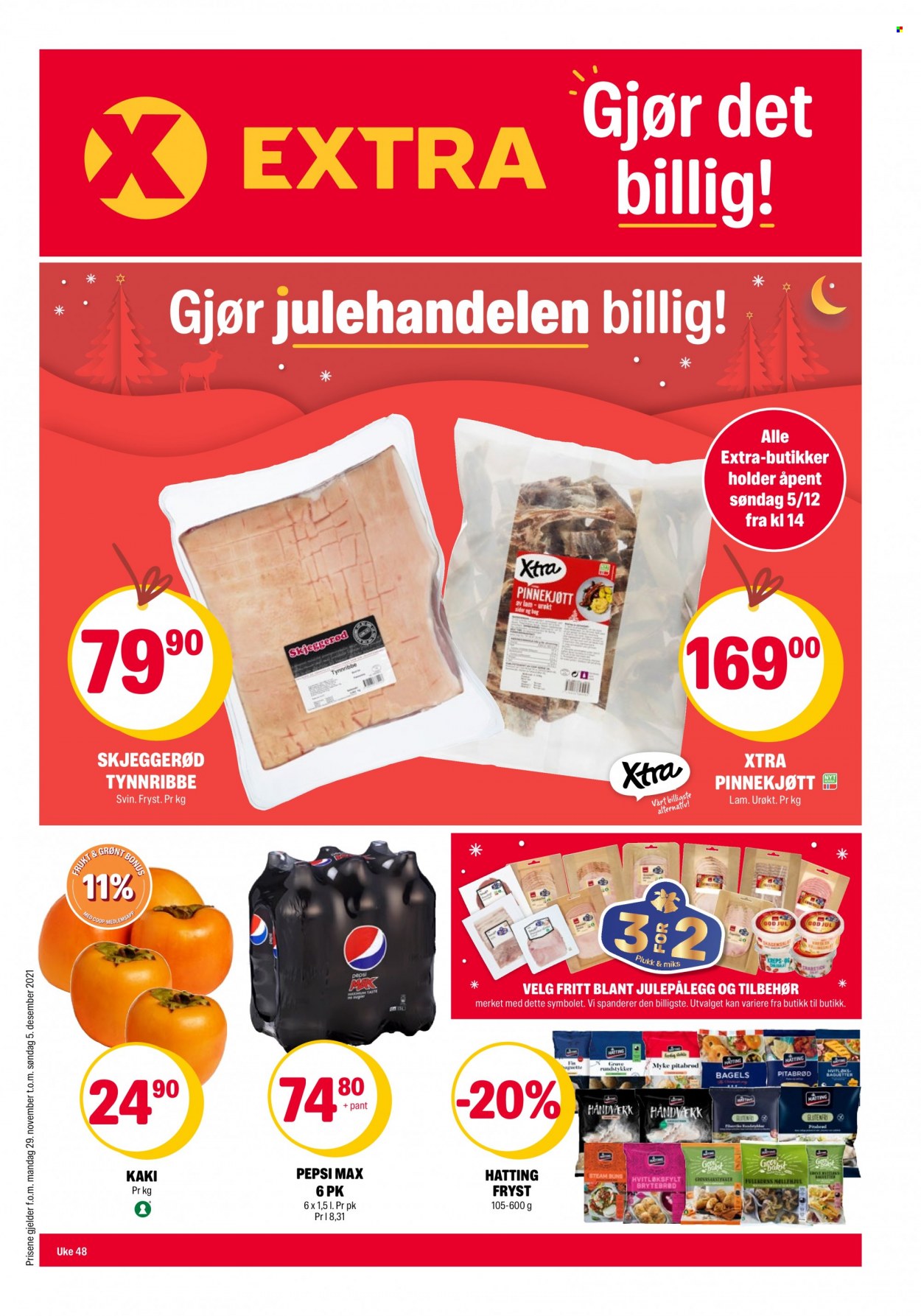 Kundeavis Coop Extra - 29.11.2021 - 5.12.2021. Side 1