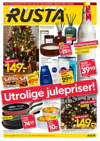 Kundeavis Rusta - 02.12.2021 - 07.12.2021.
