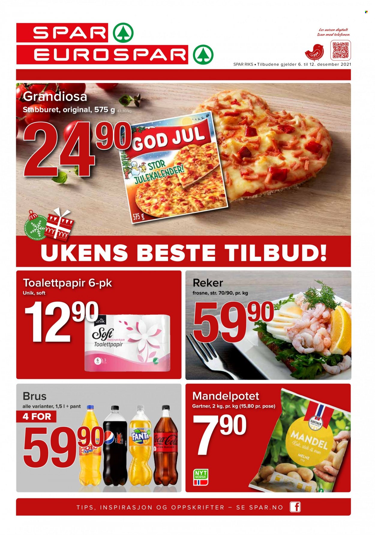 Kundeavis SPAR - 6.12.2021 - 12.12.2021. Side 1