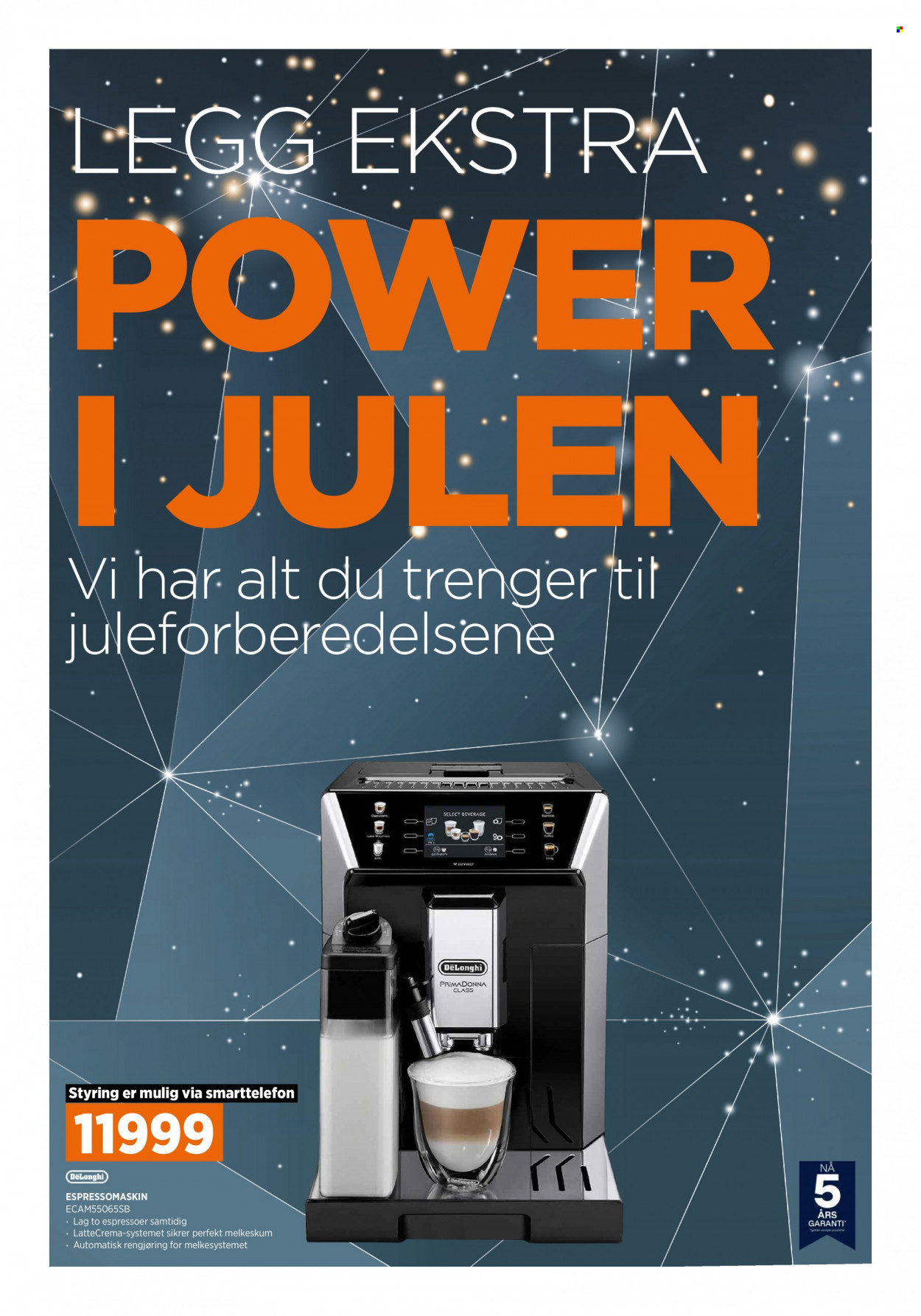 thumbnail - Kundeavis Power - Produkter fra tilbudsaviser - De'Longhi, Select. Side 1.
