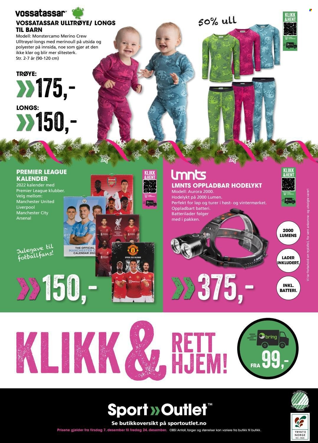 thumbnail - Kundeavis Sport Outlet - 7.12.2021 - 24.12.2021 - Produkter fra tilbudsaviser - trøye, ulltrøye, hat. Side 48.