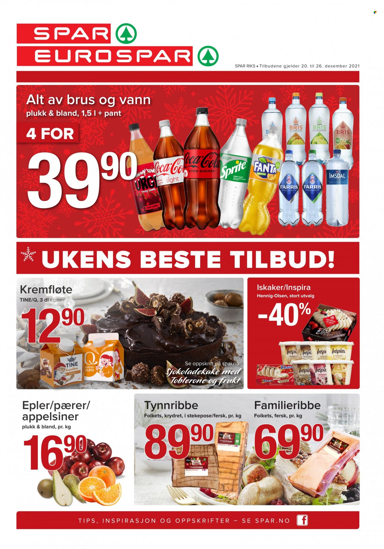 Kundeavis SPAR - 20.12.2021 - 26.12.2021. Side 1