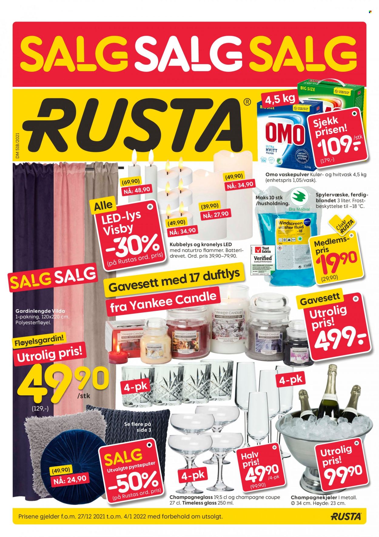 Kundeavis Rusta - 27.12.2021 - 4.1.2022. Side 1