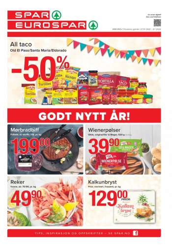 Kundeavis SPAR - 27.12.2021 - 02.01.2022.
