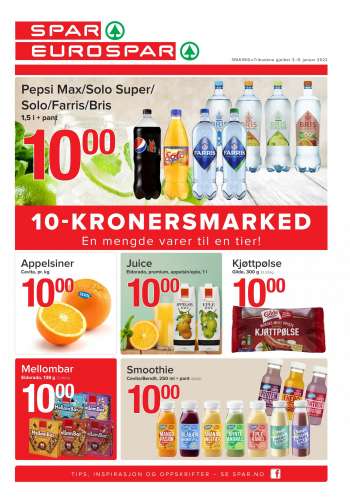 Kundeavis SPAR - 03.01.2022 - 09.01.2022.