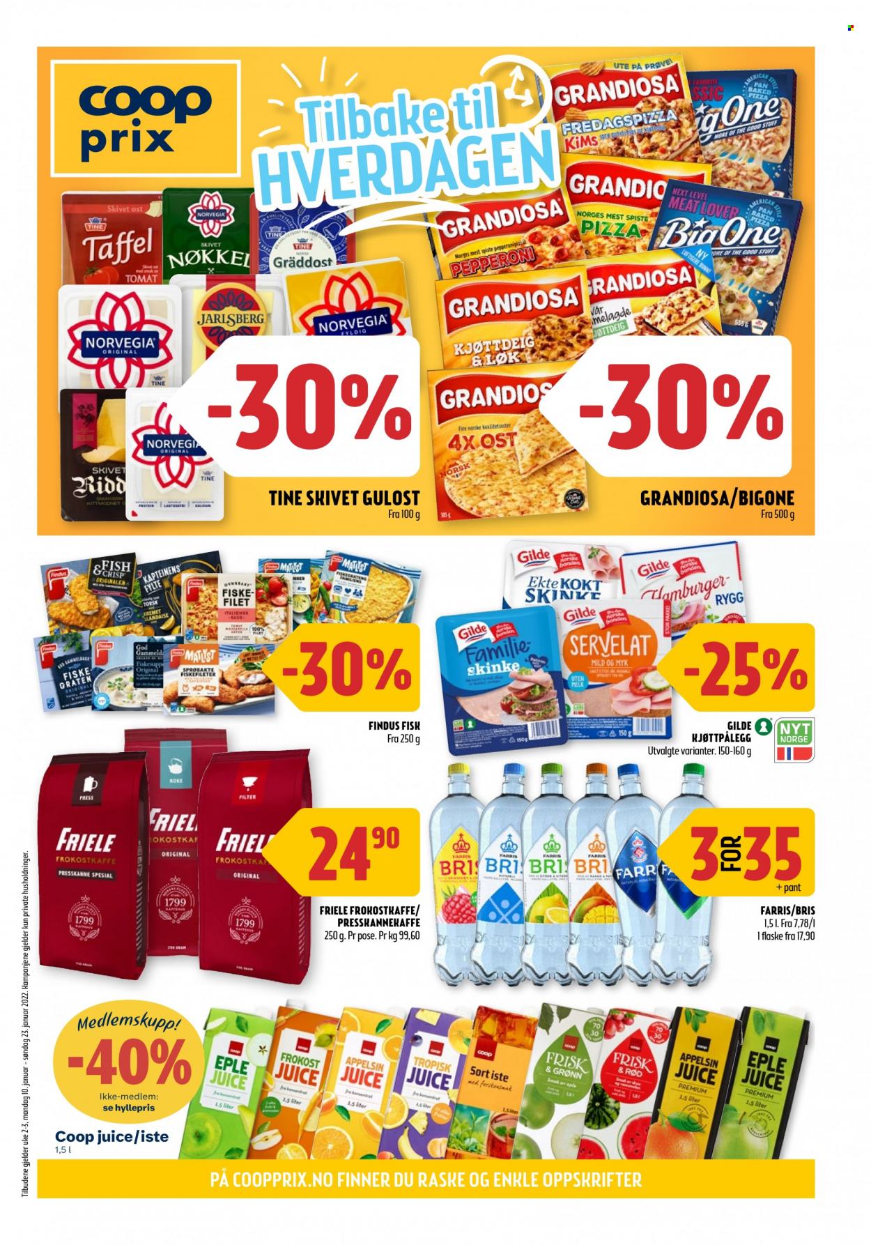 Kundeavis Coop Prix - 10.1.2022 - 23.1.2022. Side 1