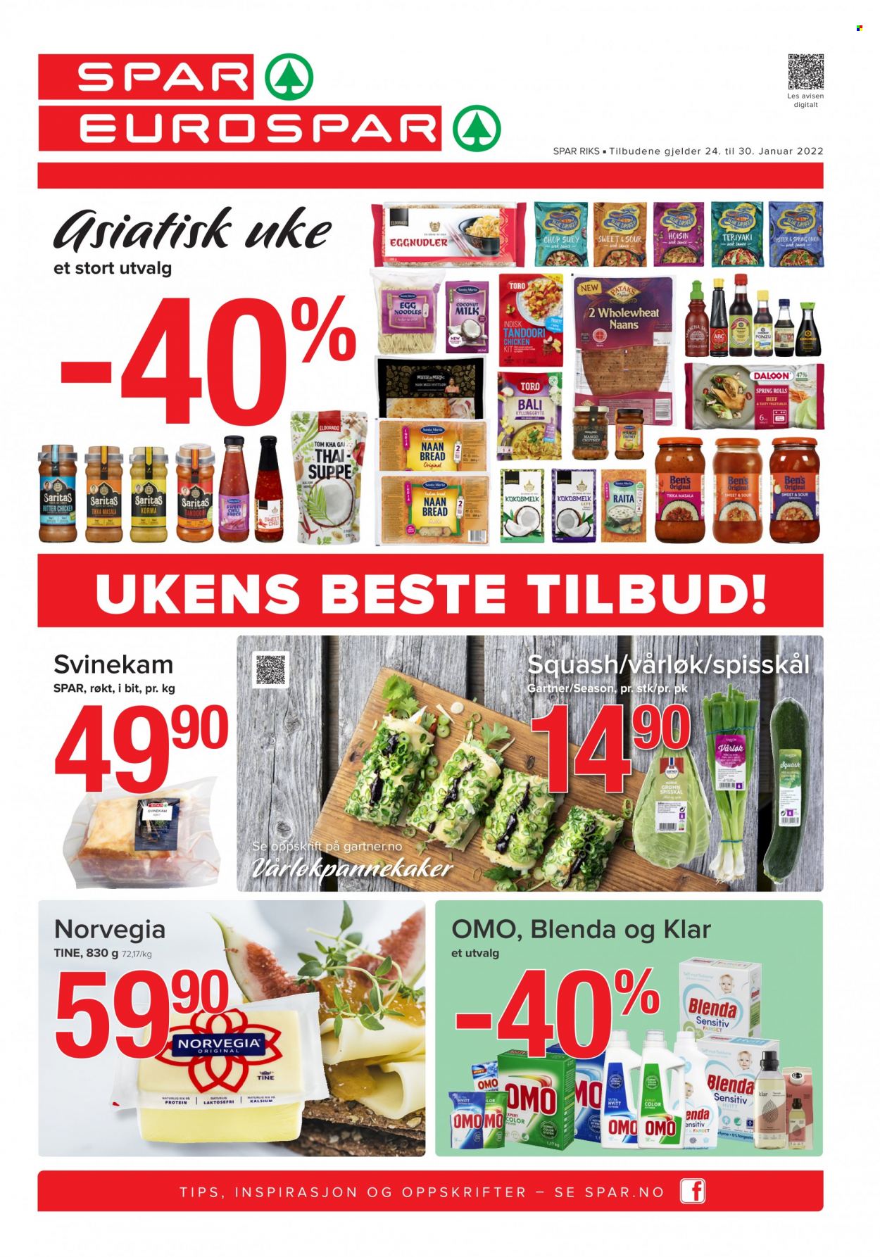 Kundeavis SPAR - 24.1.2022 - 30.1.2022. Side 1