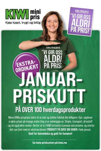 Kundeavis KIWI - 24.01.2022 - 30.01.2022.