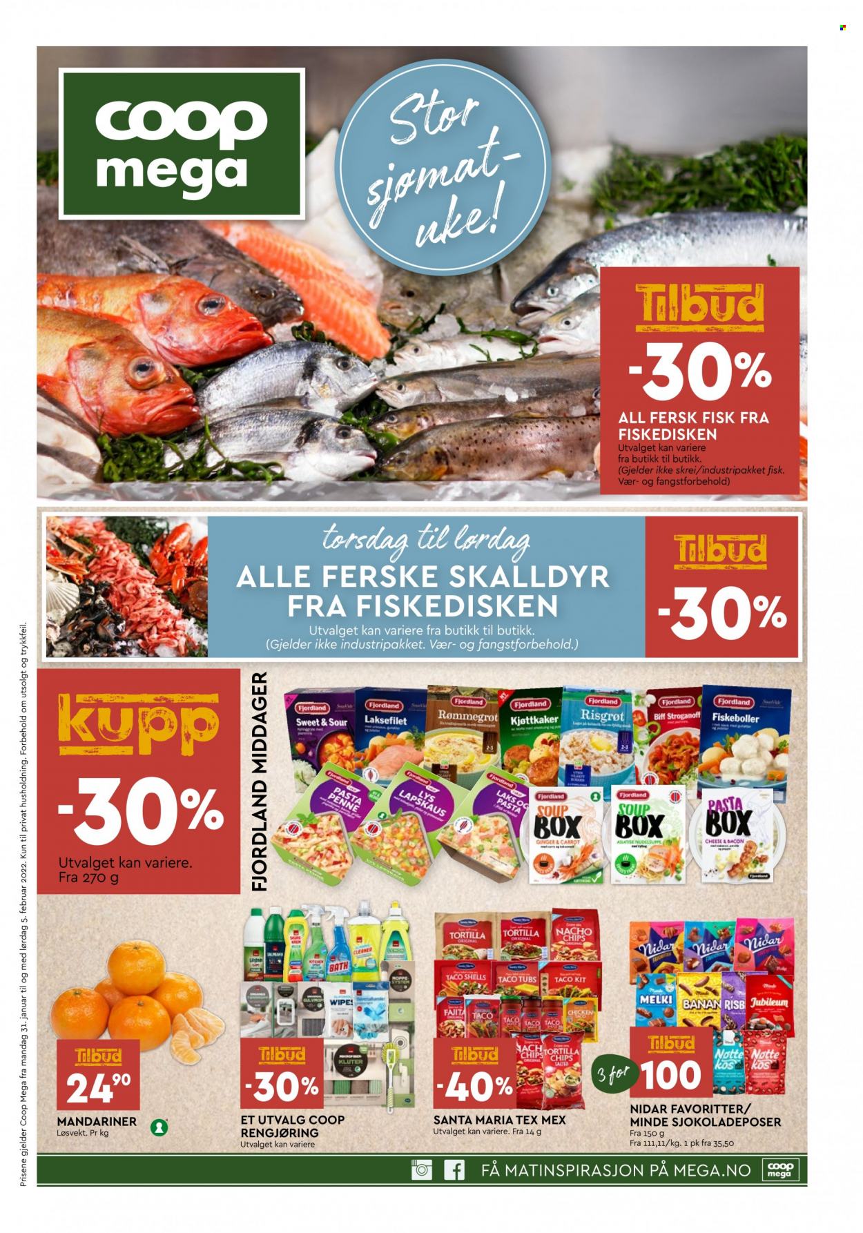 Kundeavis Coop Mega - 31.1.2022 - 5.2.2022. Side 1