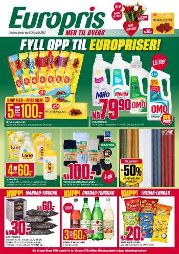 Kundeavis Europris - 07.02.2022 - 12.02.2022.