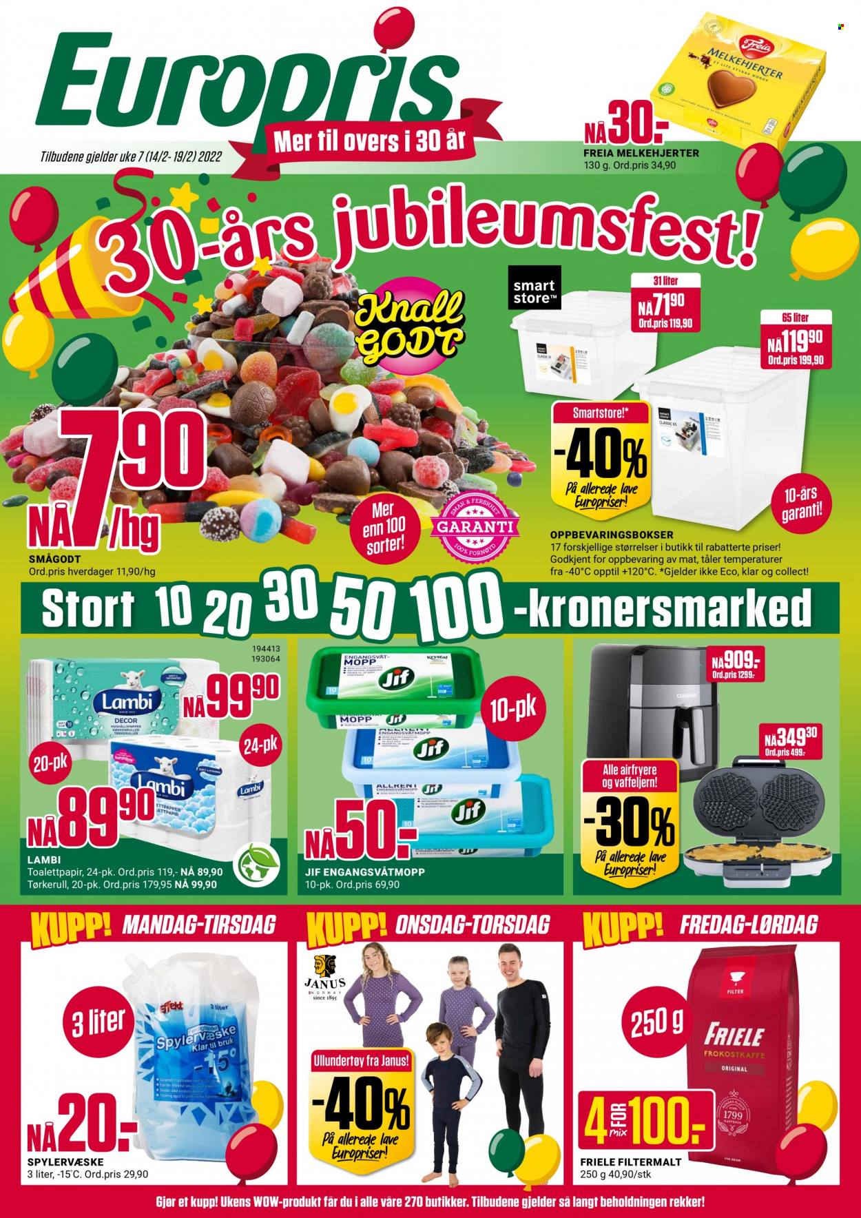 Kundeavis Europris - 14.2.2022 - 19.2.2022. Side 1