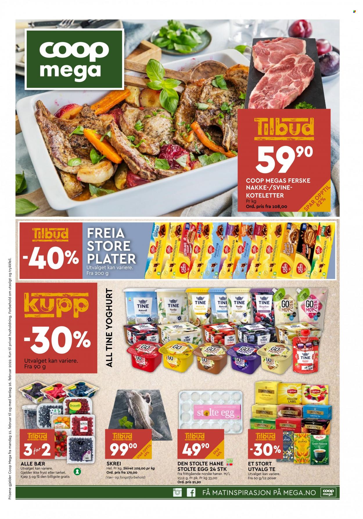 Kundeavis Coop Mega - 21.2.2022 - 26.2.2022. Side 1