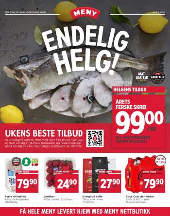 Kundeavis MENY - 03.03.2022 - 05.03.2022.