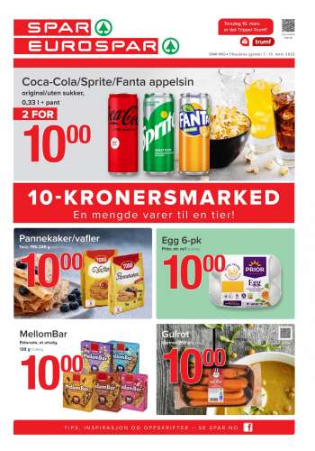 Kundeavis SPAR - 07.03.2022 - 13.03.2022.