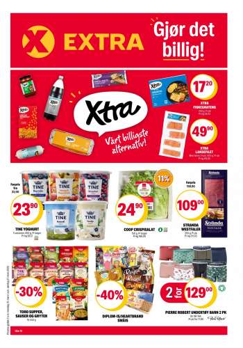 Kundeavis Coop Extra - 21.03.2022 - 27.03.2022.
