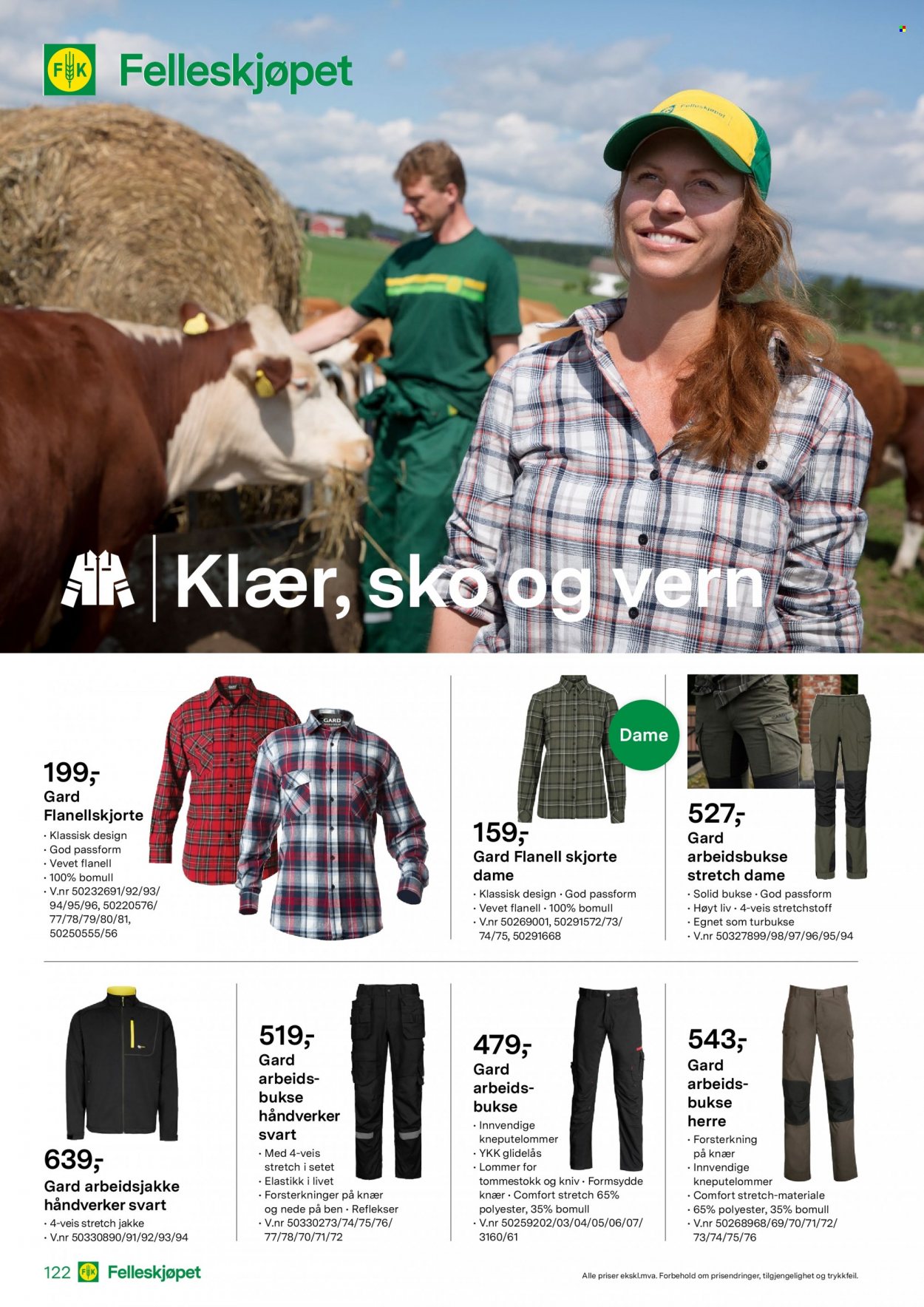 thumbnail - Kundeavis Felleskjøpet - 28.3.2022 - 31.5.2022 - Produkter fra tilbudsaviser - kniv, jakke, bukse, skjorte, sko. Side 122.