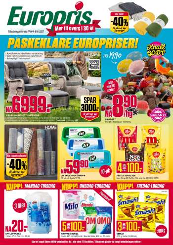 Kundeavis Europris - 04.04.2022 - 09.04.2022.