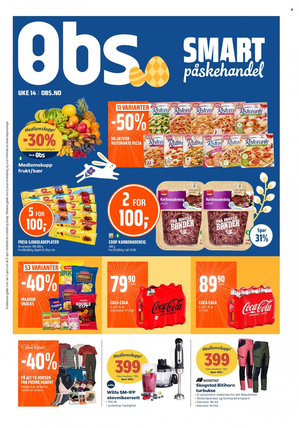 Kundeavis Coop Obs - 3.4.2022 - 9.4.2022. Side 1