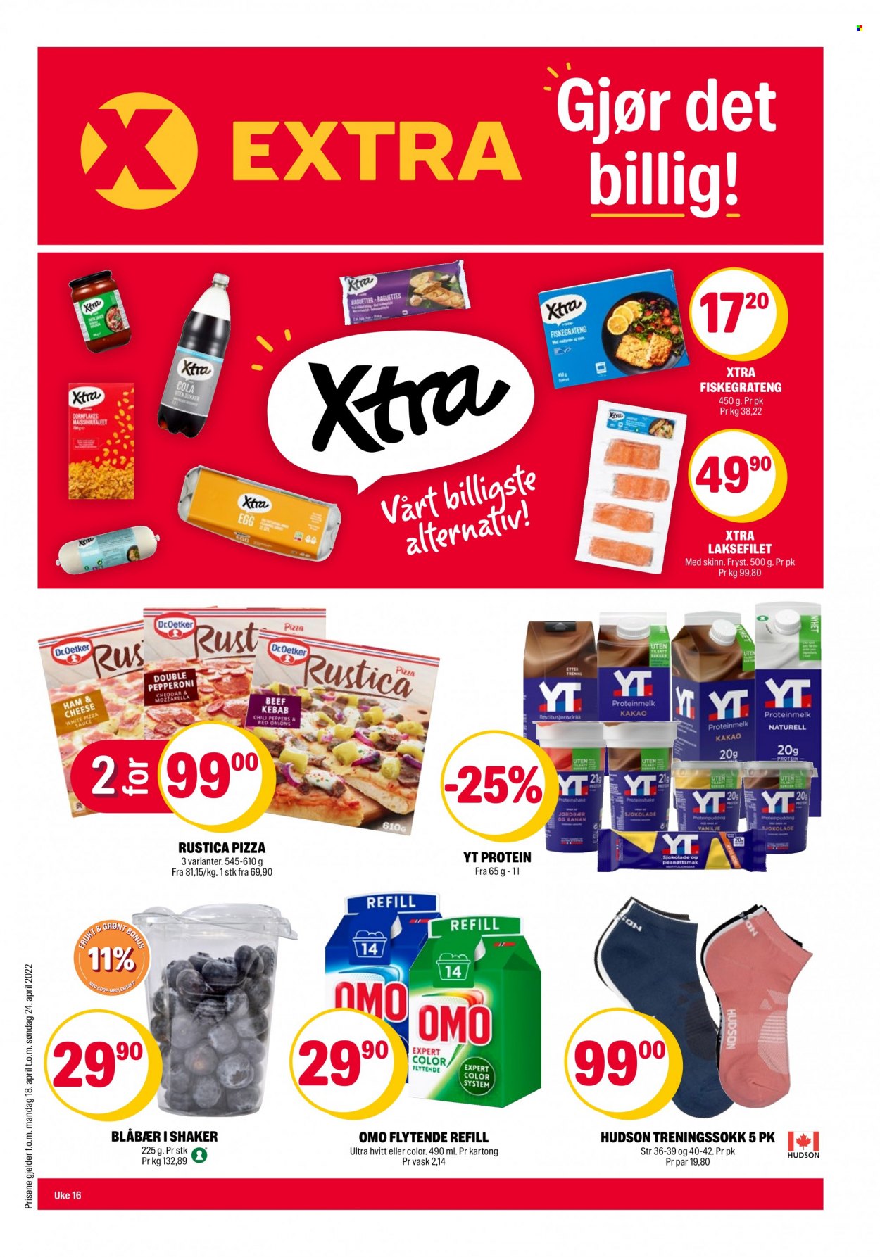 Kundeavis Coop Extra - 18.4.2022 - 24.4.2022. Side 1