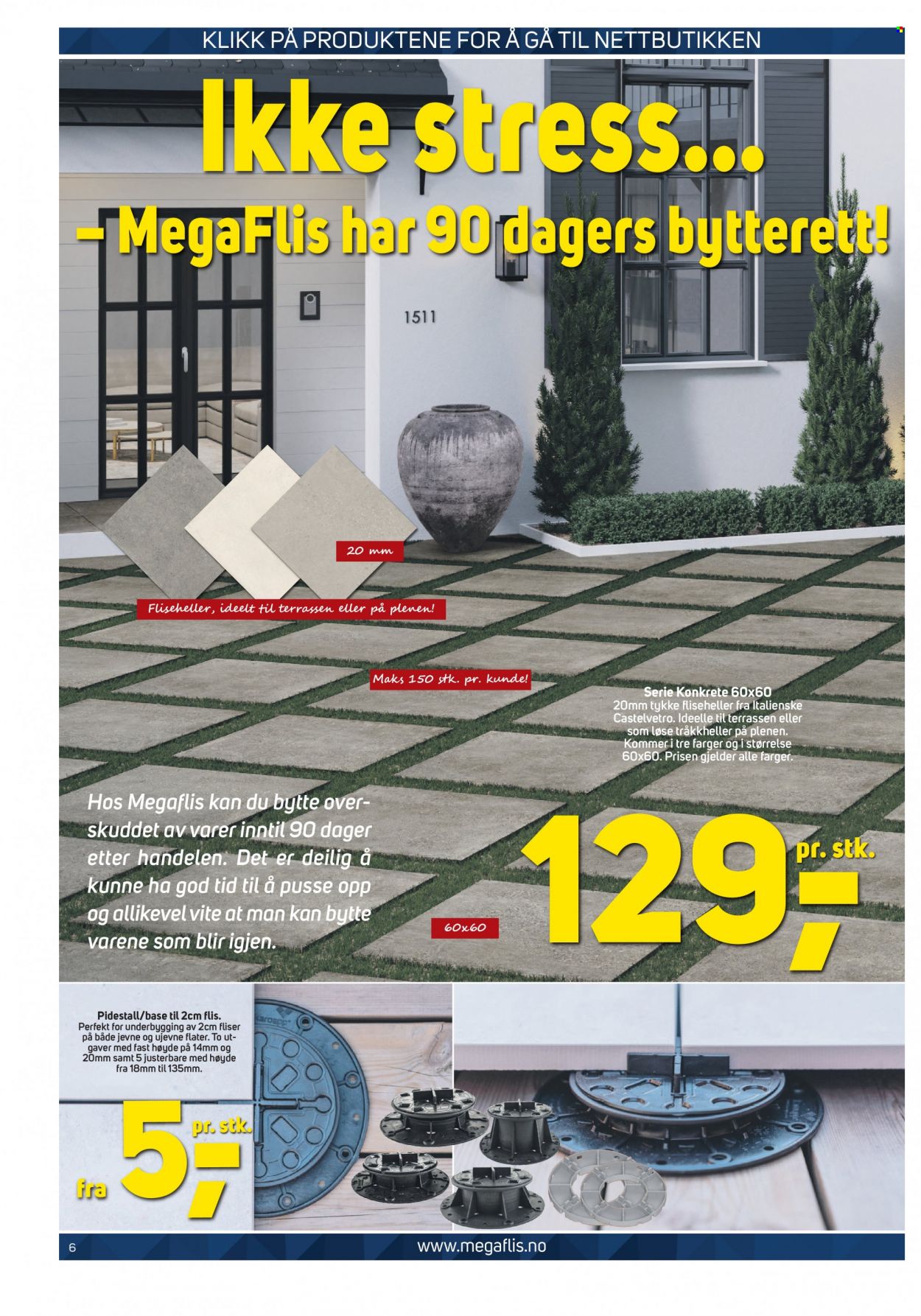 thumbnail - Kundeavis MegaFlis - 28.4.2022 - 15.5.2022 - Produkter fra tilbudsaviser - pidestall. Side 6.