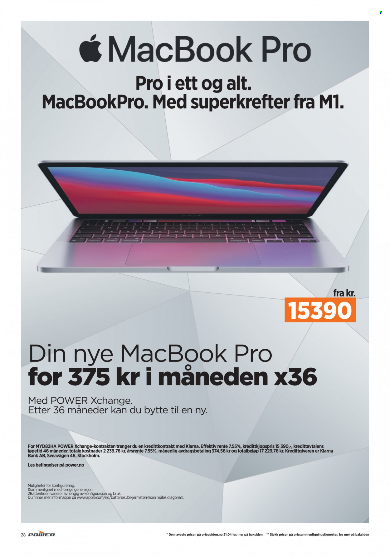 Kundeavis Power. Side 28