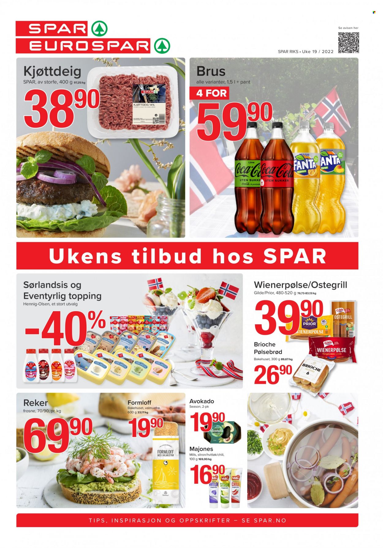 Kundeavis SPAR - 9.5.2022 - 15.5.2022. Side 1