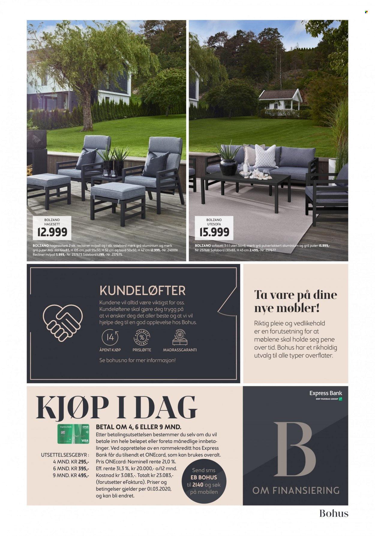 thumbnail - Kundeavis Bohus - 9.5.2022 - 12.6.2022 - Produkter fra tilbudsaviser - pute, bord, stol. Side 11.