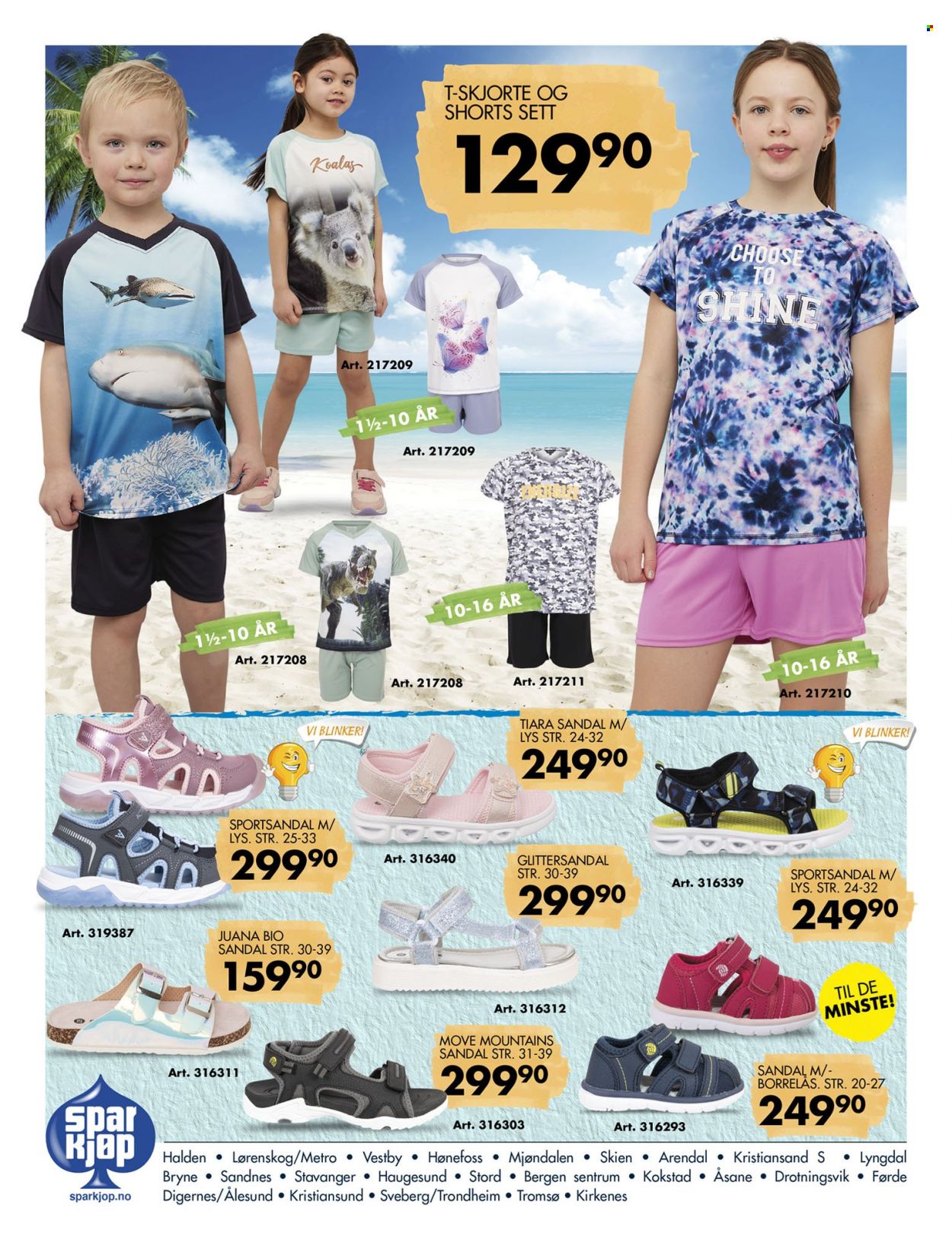 thumbnail - Kundeavis Sparkjøp - 16.5.2022 - 29.5.2022 - Produkter fra tilbudsaviser - shorts, t-skjorte, skjorte, sandal. Side 12.