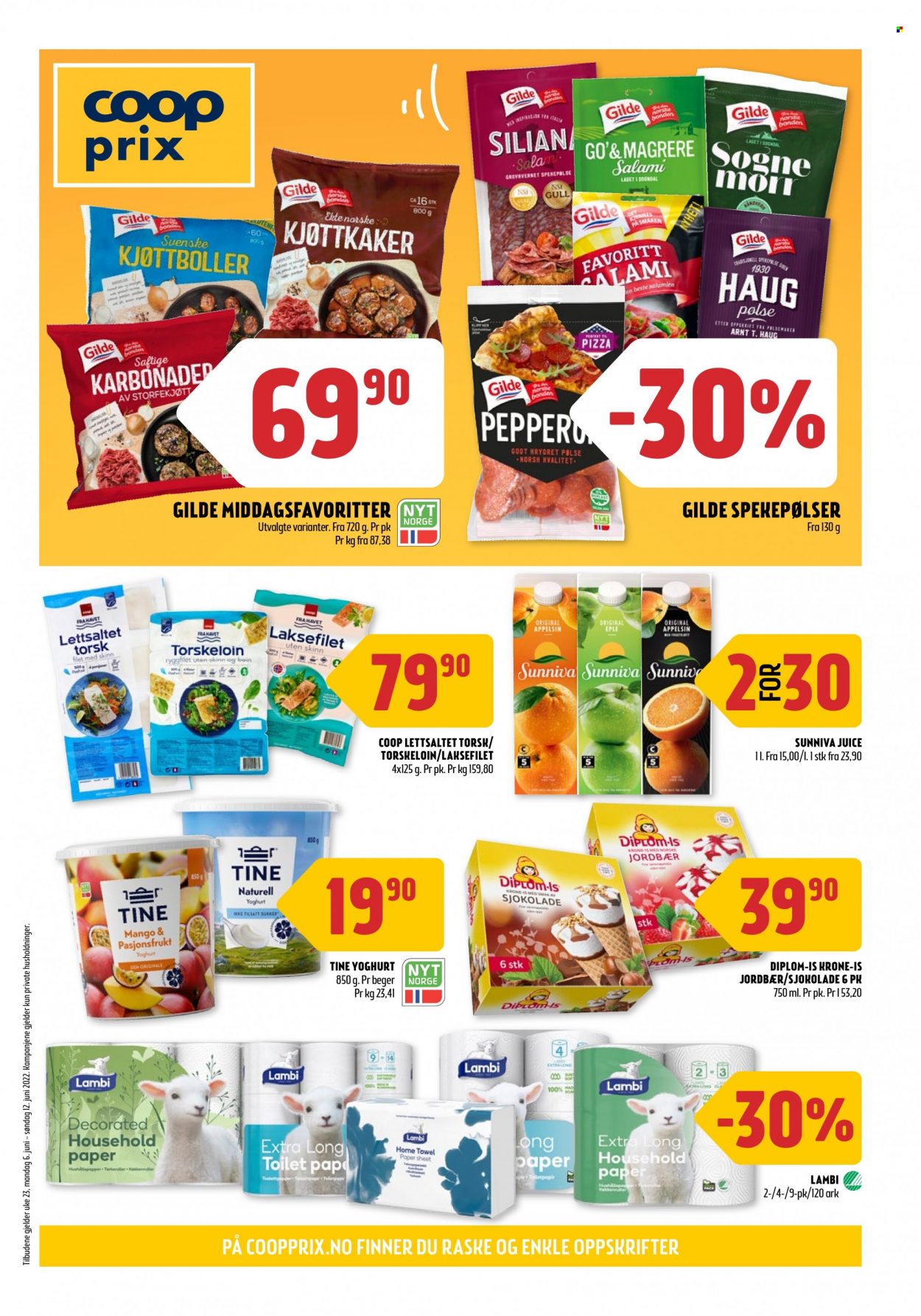 Kundeavis Coop Prix - 6.6.2022 - 12.6.2022. Side 1
