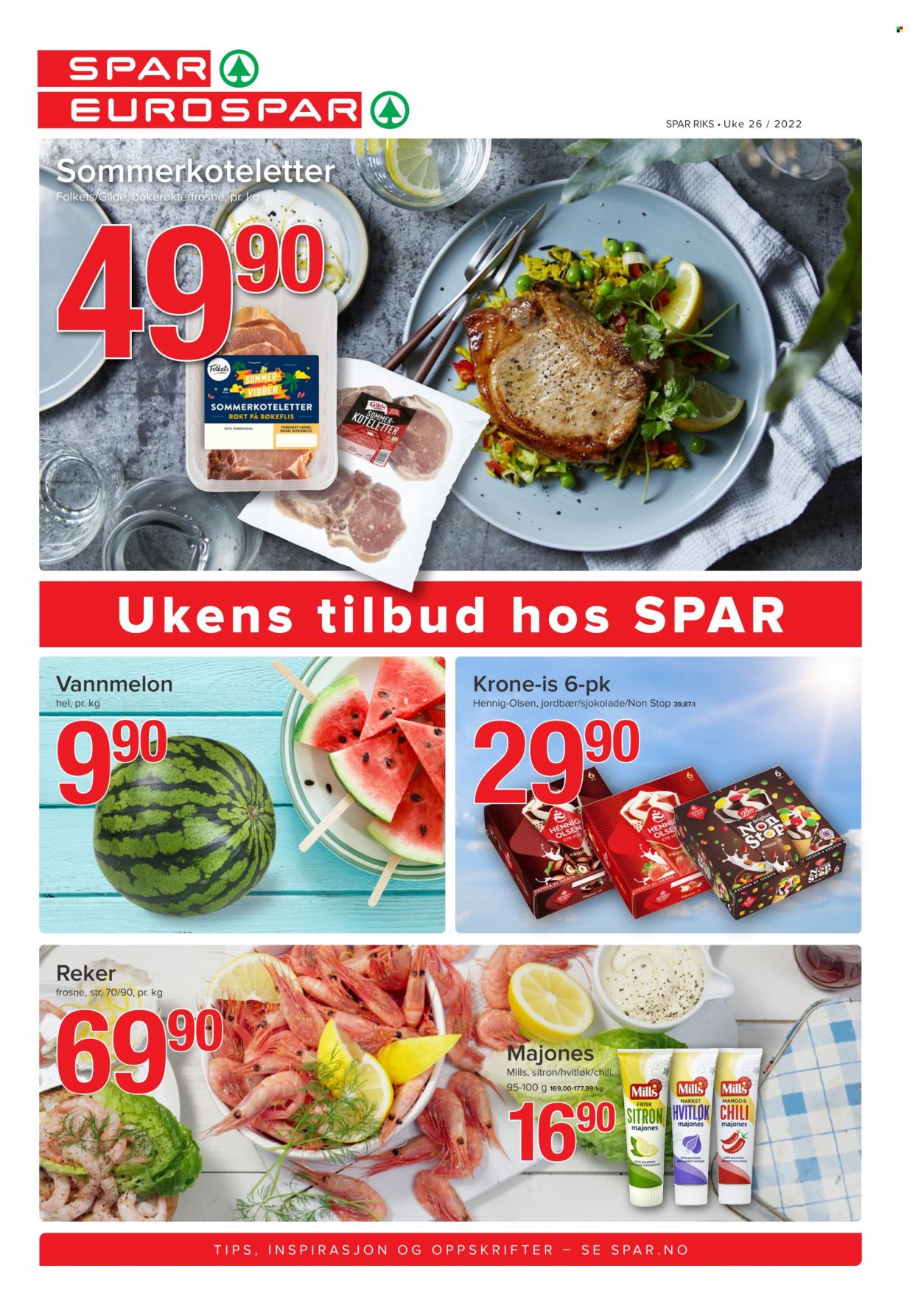 Kundeavis SPAR - 27.6.2022 - 3.7.2022. Side 1