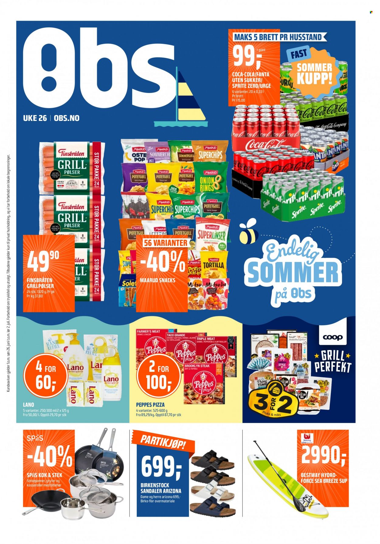 Kundeavis Coop Obs - 26.6.2022 - 2.7.2022. Side 1
