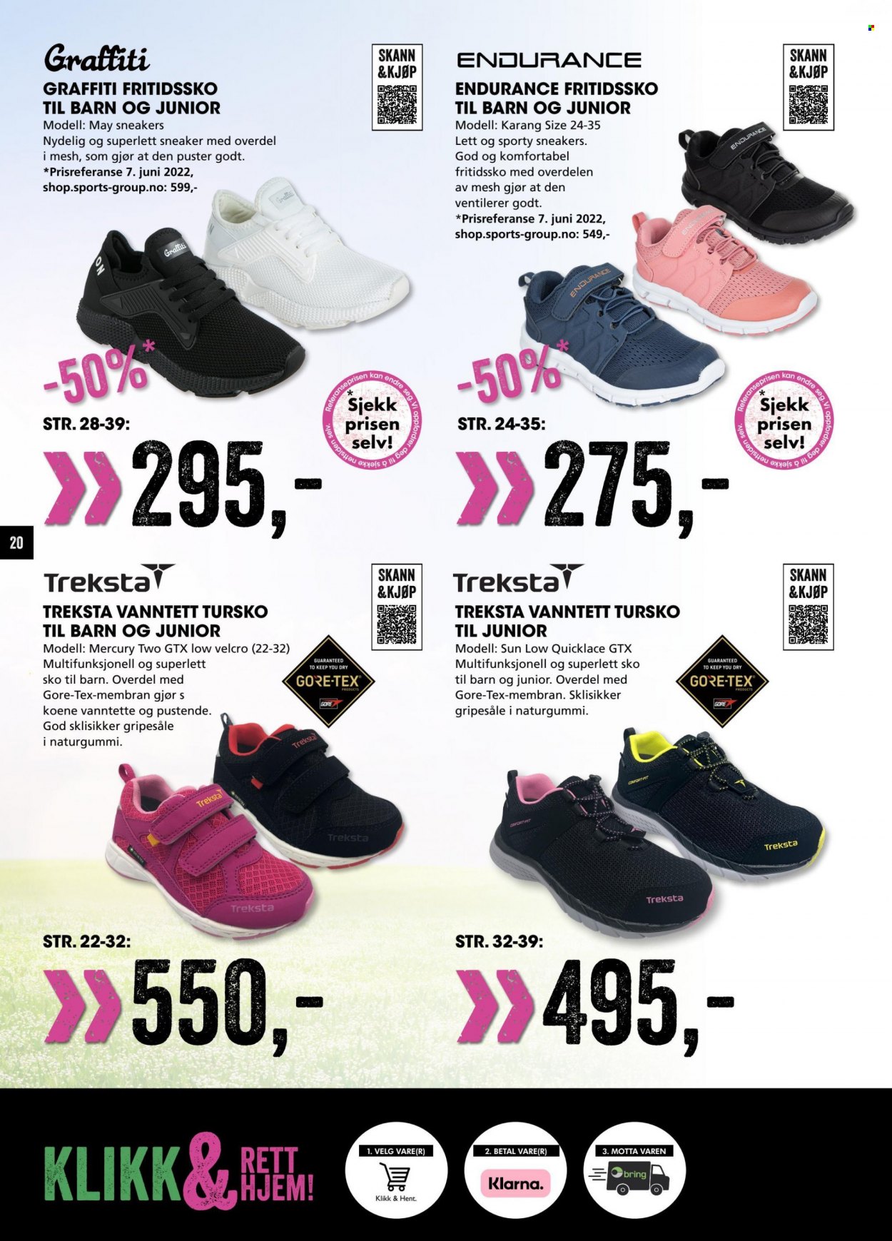 thumbnail - Kundeavis Sport Outlet - 21.6.2022 - 30.7.2022 - Produkter fra tilbudsaviser - sneakers, sko, sneaker. Side 20.
