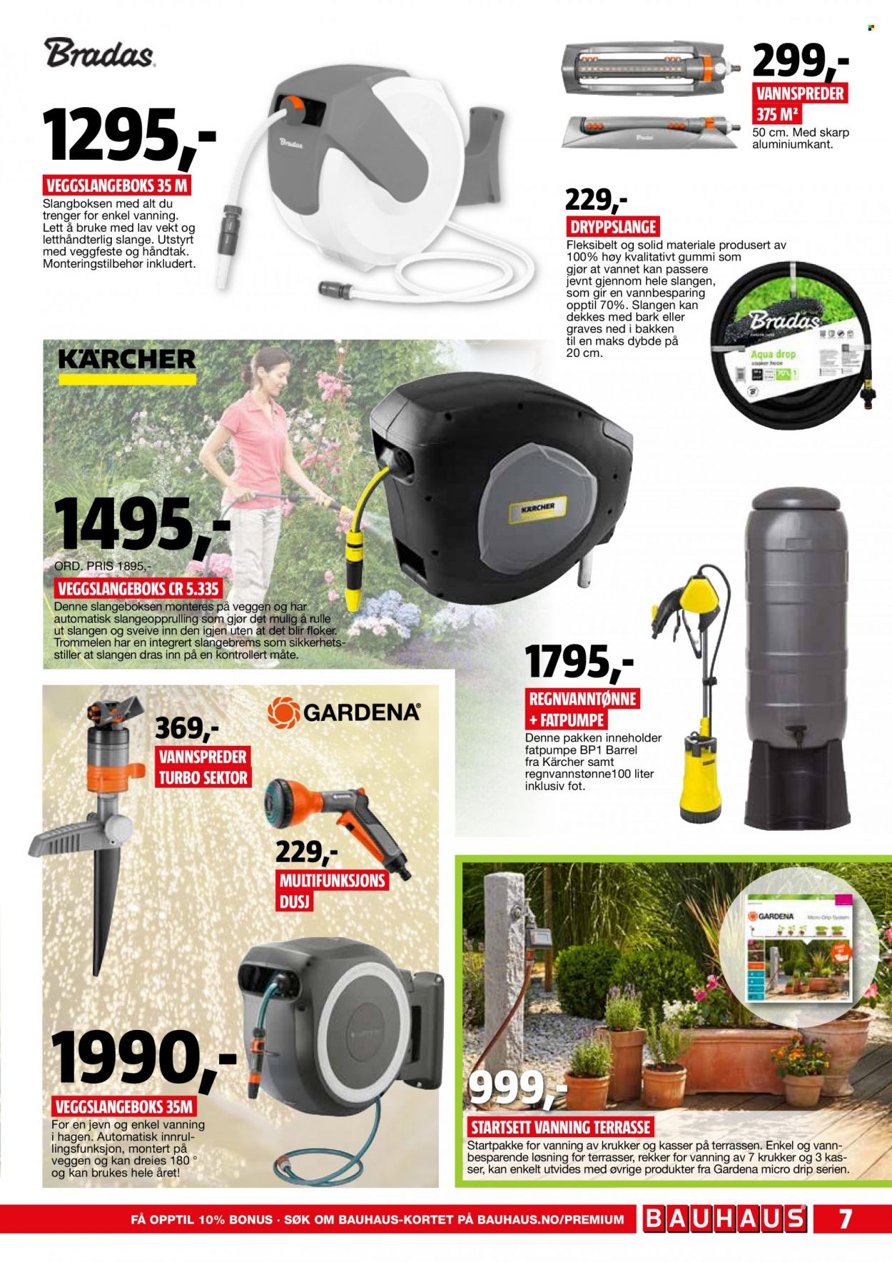 thumbnail - Kundeavis Bauhaus - 4.7.2022 - 17.7.2022 - Produkter fra tilbudsaviser - Kärcher. Side 7.