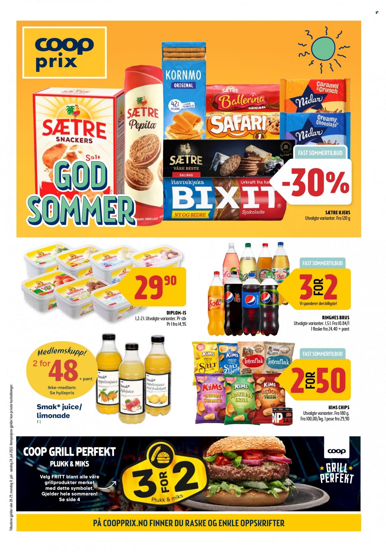 Kundeavis Coop Prix - 11.7.2022 - 24.7.2022. Side 1