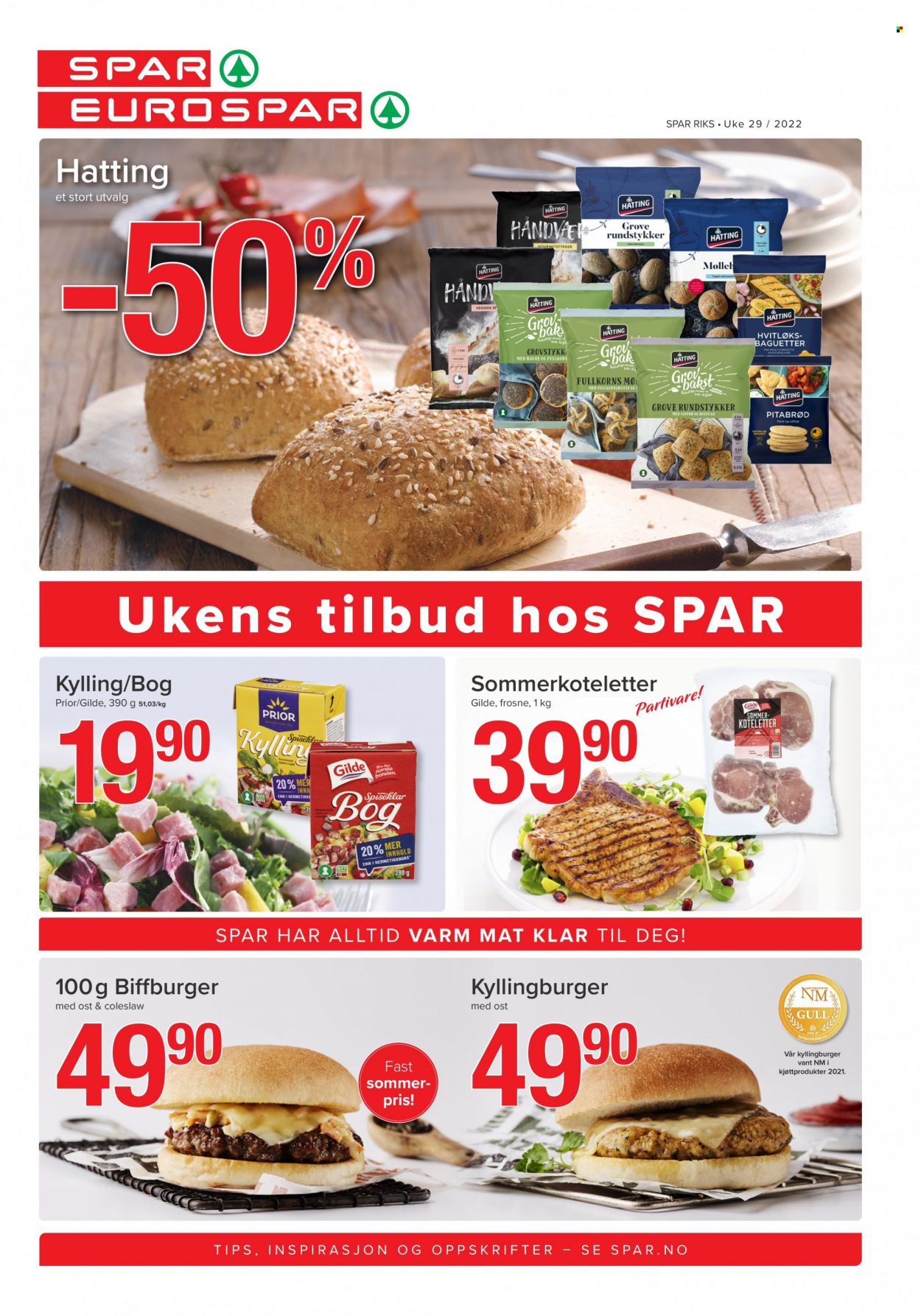 Kundeavis SPAR - 18.7.2022 - 24.7.2022. Side 1