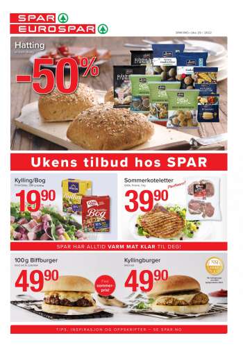 Kundeavis SPAR - 18.07.2022 - 24.07.2022.