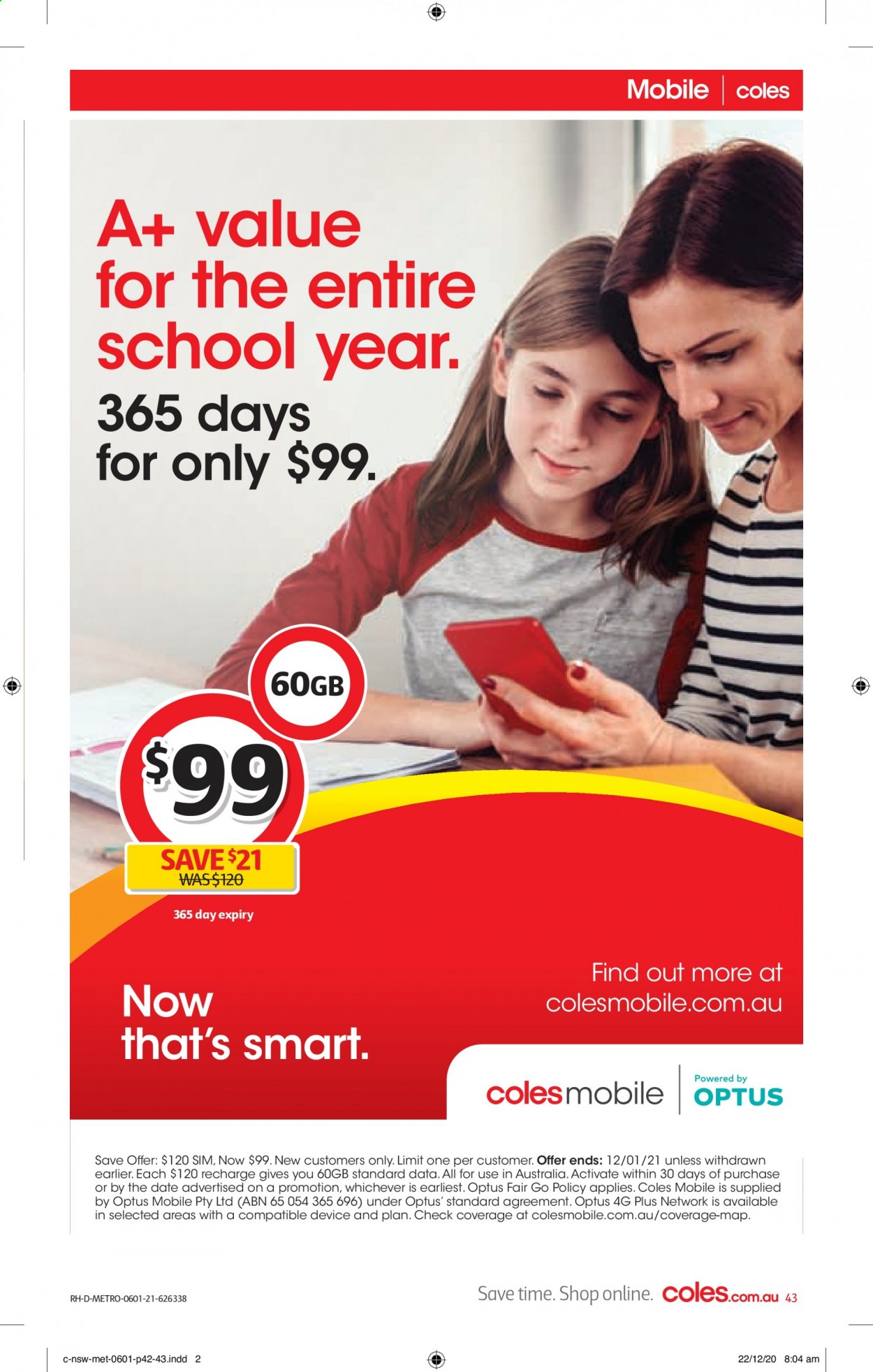 Coles catalogue - 6 Jan 2021 - 12 Jan 2021. Page 43