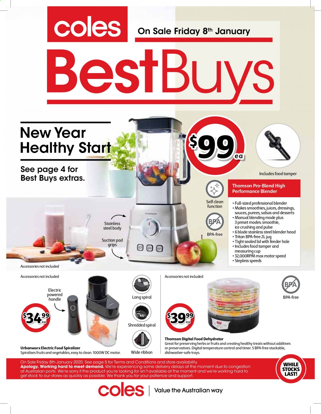 Coles catalogue - 8 Jan 2021 - 21 Jan 2021. Page 1