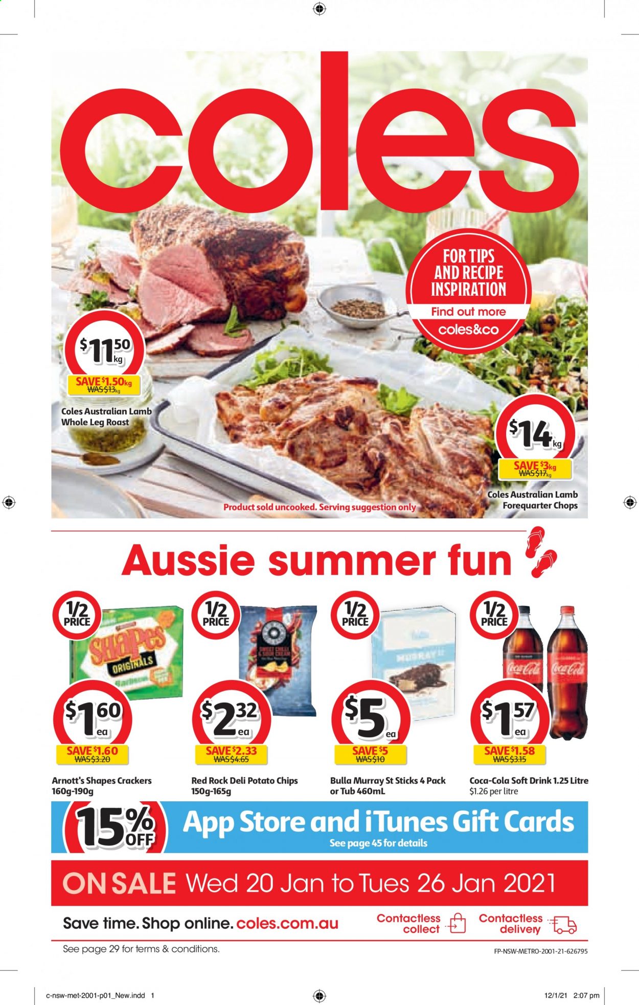 Coles catalogue - 20 Jan 2021 - 26 Jan 2021. Page 1
