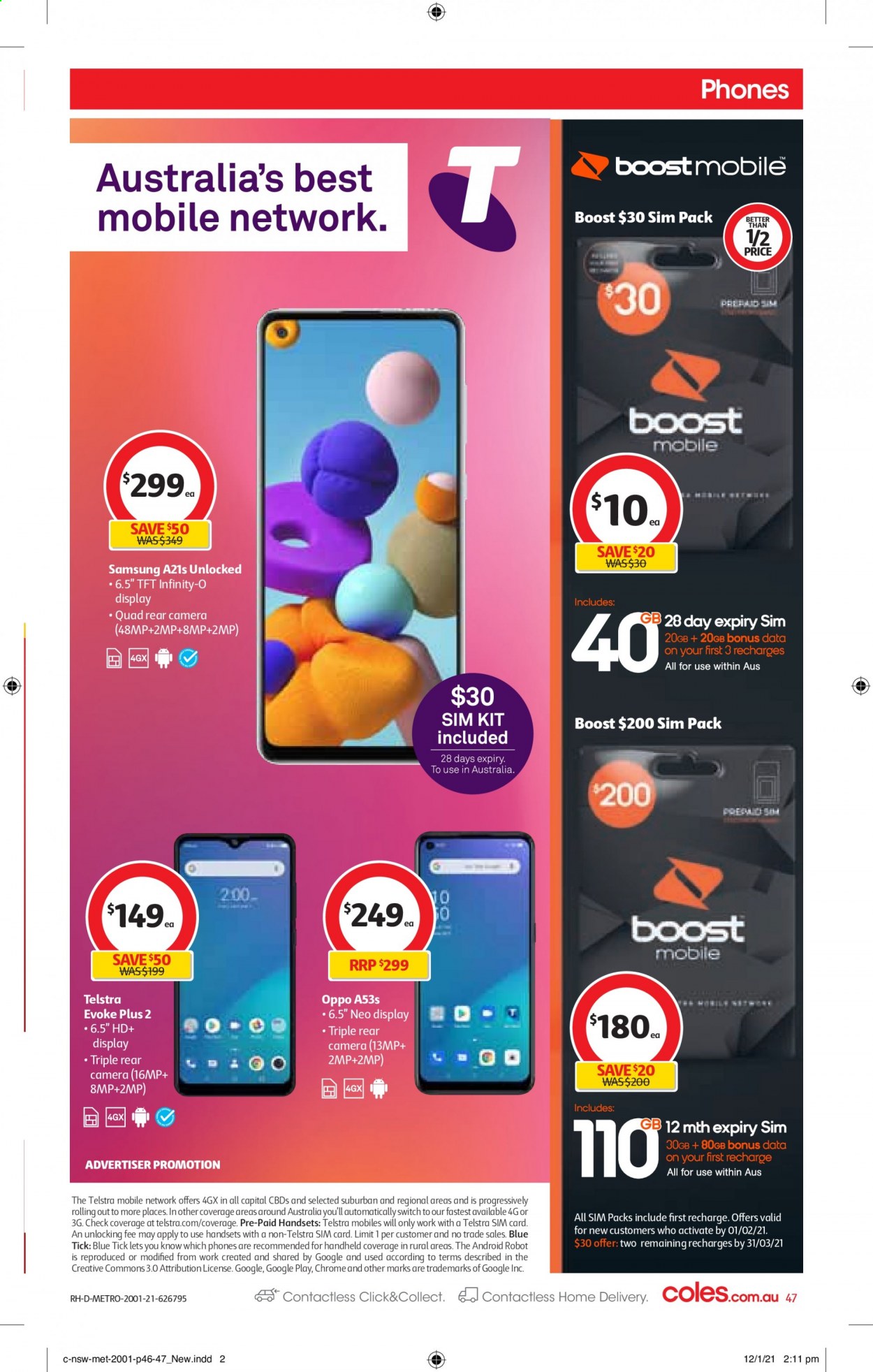 Coles catalogue - 20 Jan 2021 - 26 Jan 2021. Page 47