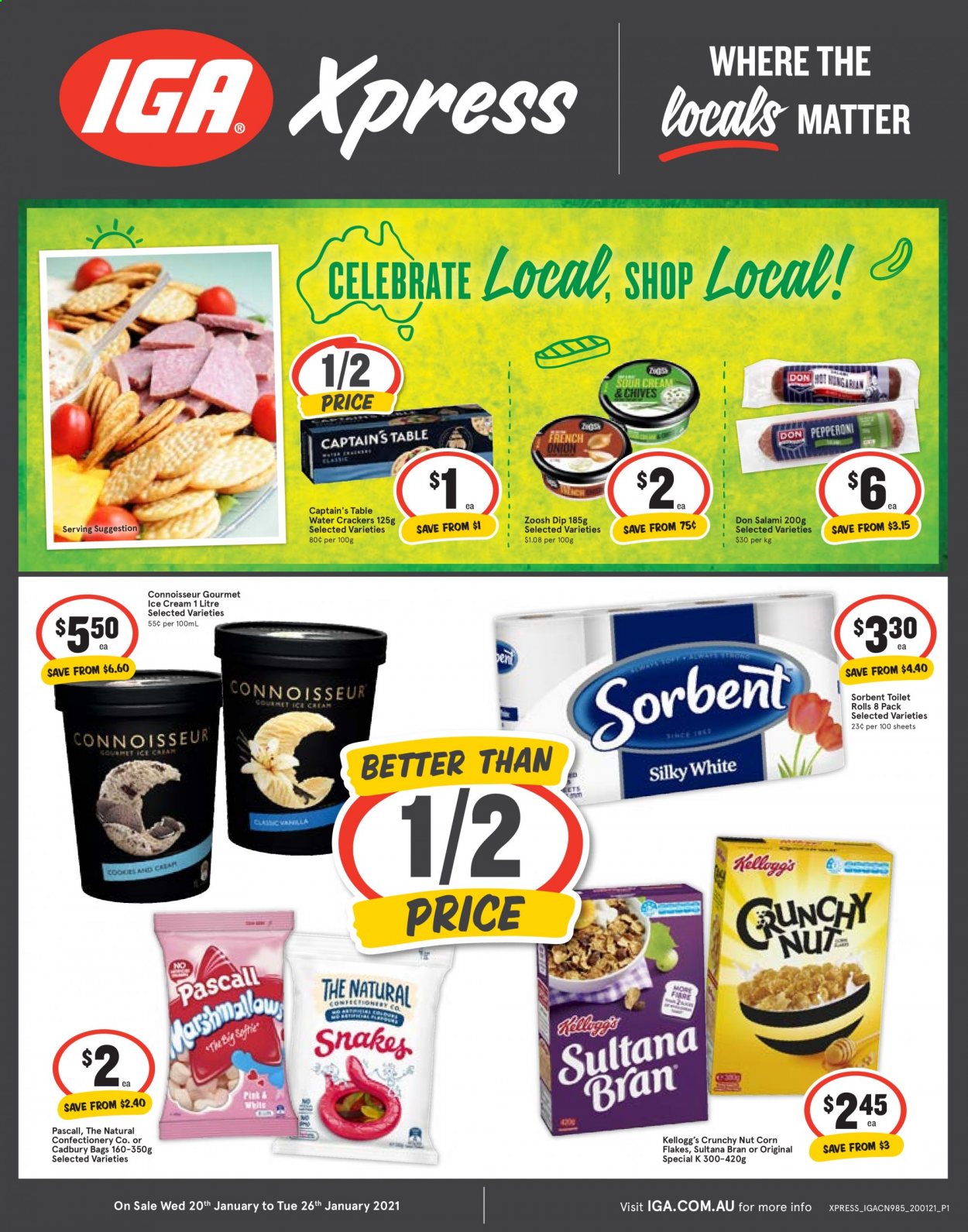 IGA Xpress catalogue - 20 Jan 2021 - 26 Jan 2021. Page 1
