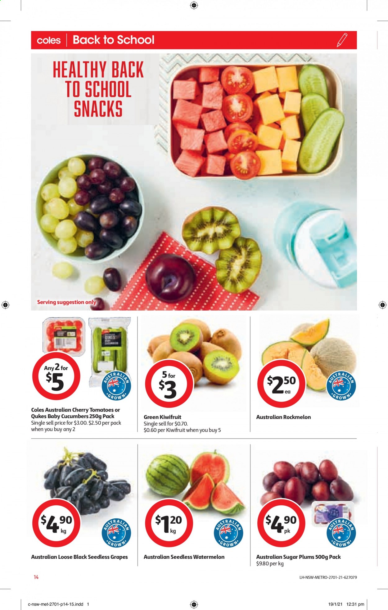 Coles catalogue - 27 Jan 2021 - 2 Feb 2021. Page 14