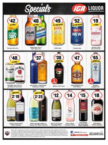 IGA LIQUOR Catalogue - 27.1.2021 - 2.2.2021.